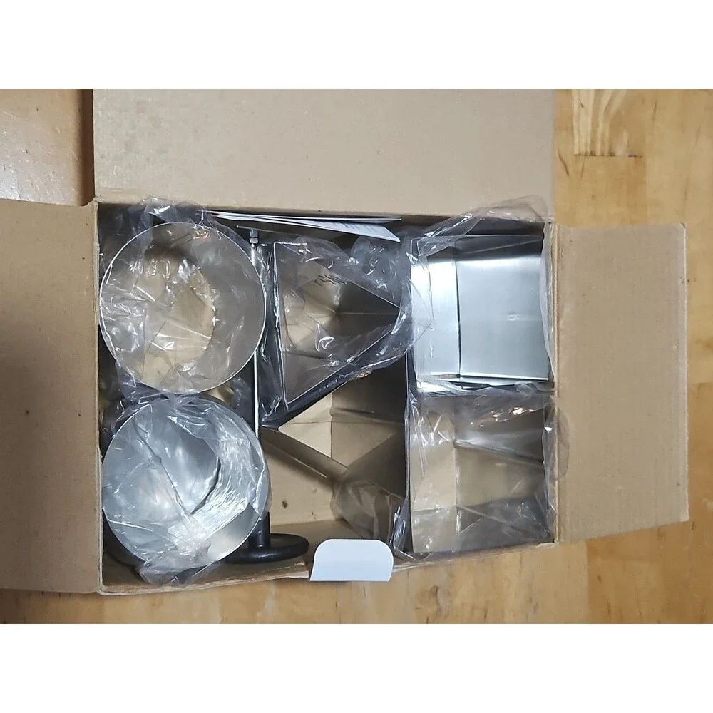 Stacks Kit The Art Of Vertical Food Stainless Steel Cooking Molds EUC